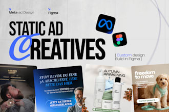 design ads creative, facebook instagram posts or ad image