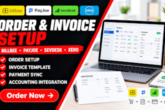 setup billbee payjoe sevdesk xero order invoice template for your business