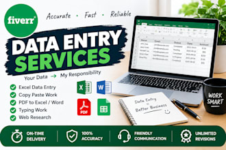 do professional data entry and copy paste work