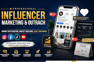 do instagram and tiktok influencer marketing research and do influencer outreach