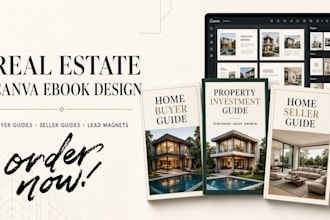 design real estate canva ebook lead magnet design