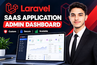 build a saas application or admin dashboard with laravel