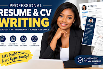 write a professional ats resume cv writing executive resume  resume writer