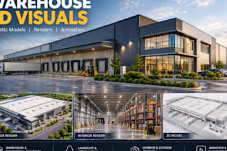 create 3d warehouse models and realistic architectural renders
