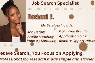 help you find jobs that match your skills and career goals