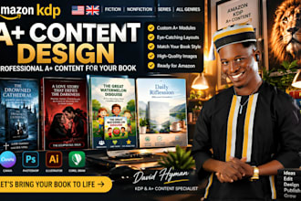 design amazon KDP a plus content for your book