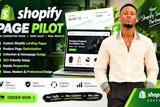 build a high converting shopify page pilot store