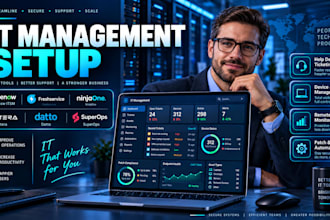 setup IT management servicenow itsm freshservice ninjaone atera datto superops