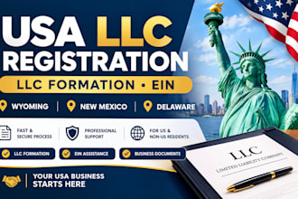 do USA llc registration US llc formation and ein for non resident