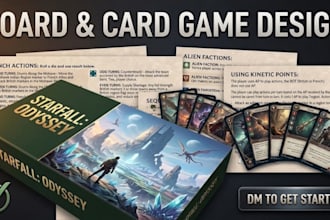 do your board game design and develop engaging card game mechanics