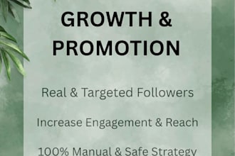 do organic instagram growth and promotion for real followers