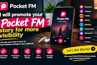 promote your pocket fm story and increase its visibility
