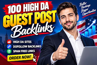 build high da guest post backlinks with best SEO guest post services