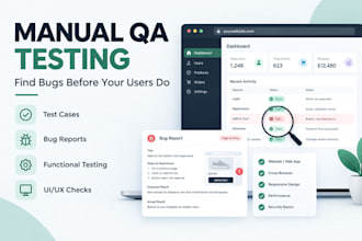 do manual QA testing for your website or web app