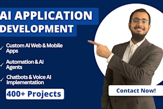 develop mobile applications, ai powered web, and automation