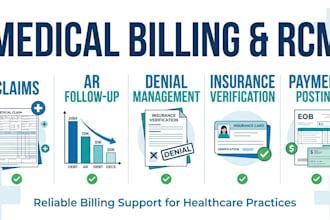 provide medical billing, claims and insurance follow up