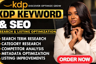 do amazon KDP keyword research and book SEO for your book