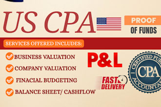 do business valuation, 409a, dcf analysis and financial report