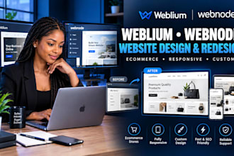 do weblium website design weblium redesign webnode ecommerce business website