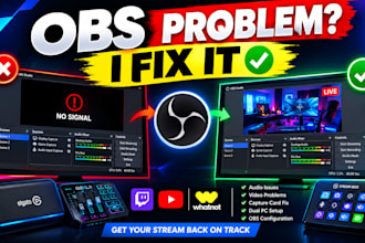 troubleshoot and fix obs streaming problems audio  video and capture card issues
