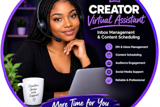 be your creator virtual assistance for chat management and content scheduling