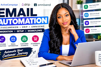migrate and set up activecampaign drip or omnisend email marketing automation