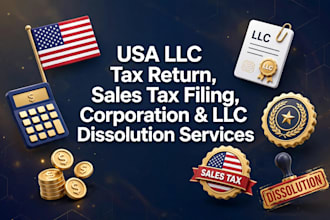 usa llc tax return sales tax filing corporation and llc dissolution services
