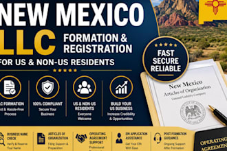 form and register your new mexico llc with ein support