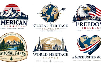 design a professional, national, patriotic, travel, or heritage country logo