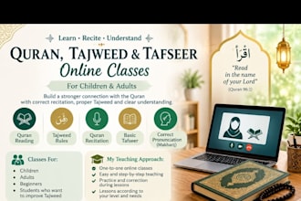 teach quran with tajweed online