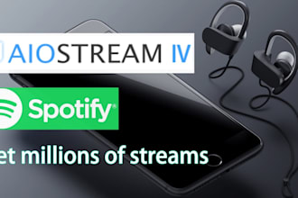 build spotify bot, streaming bot, soundcloud bot, amazon music bot, apple music