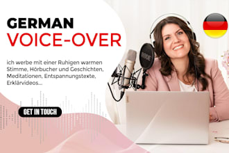 record a professional german answering machine greeting