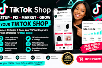 setup tik tok shop fix tiktok dropshipping tiktok shop marketing tiktok shop ads