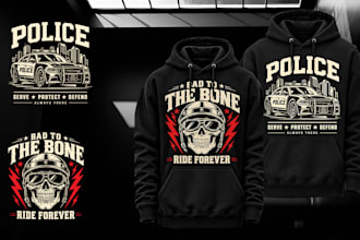 create amazing hoodie design for you