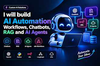 build ai automation workflows chatbots rag and ai agents