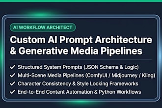 build custom ai prompt architecture video and image pipeline