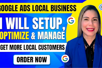 setup and manage google ads for local business PPC campaigns and leads