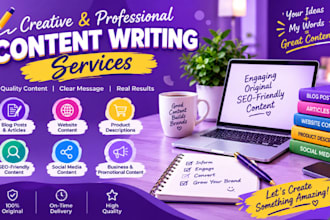 write SEO friendly website and blog content