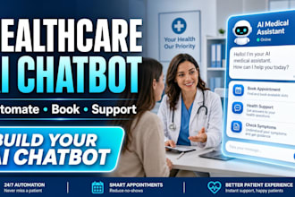 build healthcare ai chatbot, medical chatbot, patient intake and booking