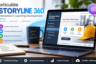 develop interactive elearning courses in articulate storyline 360