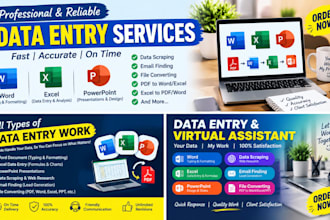 do any type of data entry easily