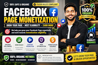 facebook page monetization organic growth strategy