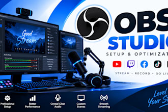 setup and optimize obs studio for professional live streaming