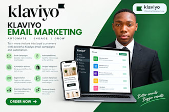 set up klaviyo email marketing and automation