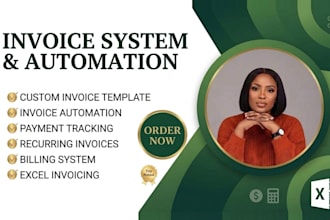 set up invoice system, invoice template, small business invoicing automation