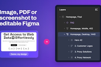 convert image, PDF or screenshot to figma with auto layoutconvert image, PDF or