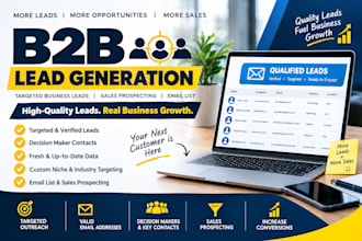 b2b lead generation targeted business leads sales prospecting email list