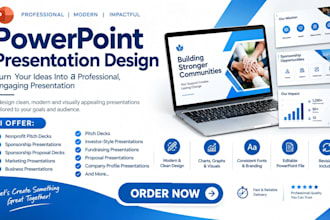 design powerpoint sponsorship nonprofit pitch deck presentation marketing tools