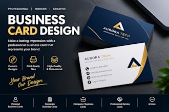 design professional business cards and stationery