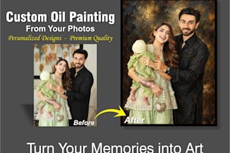 create custom photo canvas painting from your picture